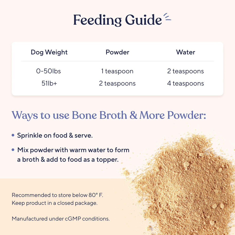 Pawfy Caldo de Huesos para Perros: ayuda digestiva suave.
