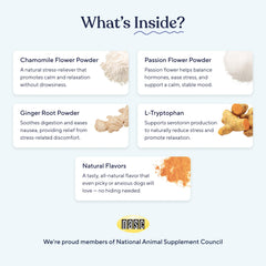 Pawfy ingredientes naturales que favorecen la calma en perros