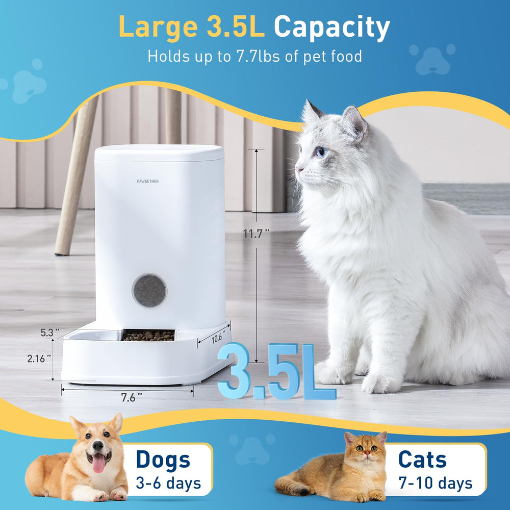 PAWGETHER Dispensador automático: ideal para viajes y días ocupados
