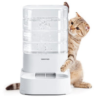PAWGETHER Dispensador de gravedad para mascotas, suministro constante de agua para gatos y perros.
