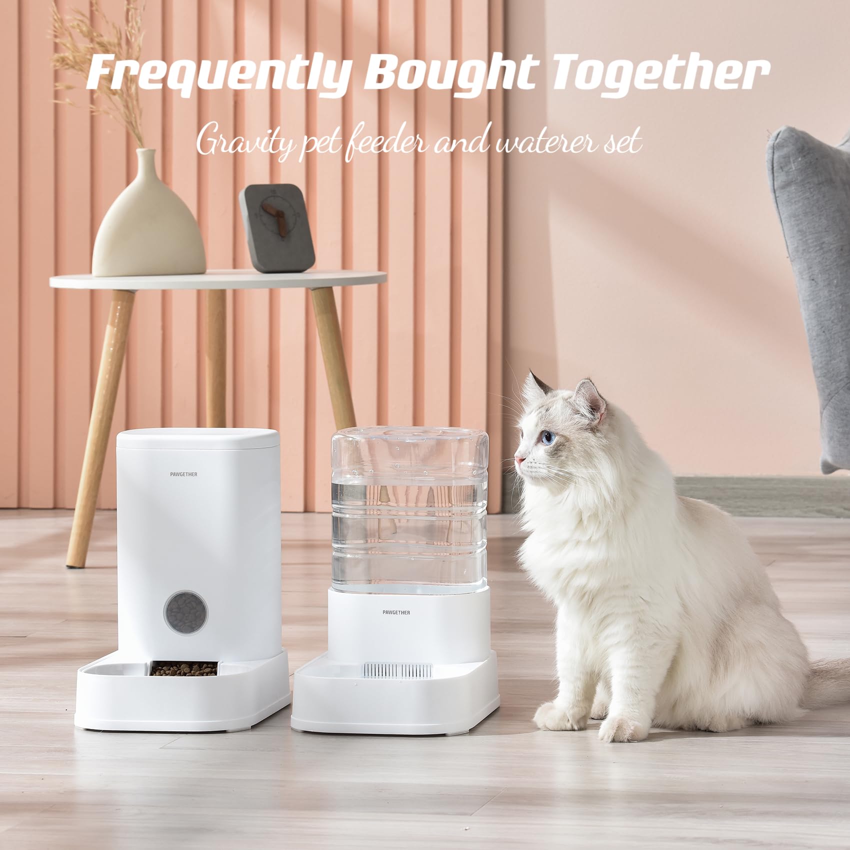 PAWGETHER Dispensador compacto, apto para interiores y exteriores.
