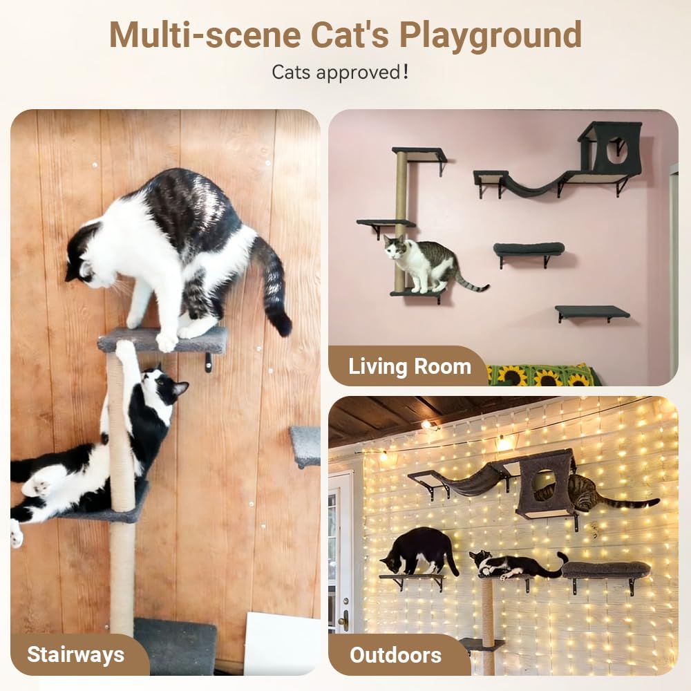 PawGiant instalación fácil: montaje rápido y seguro para tu gato.