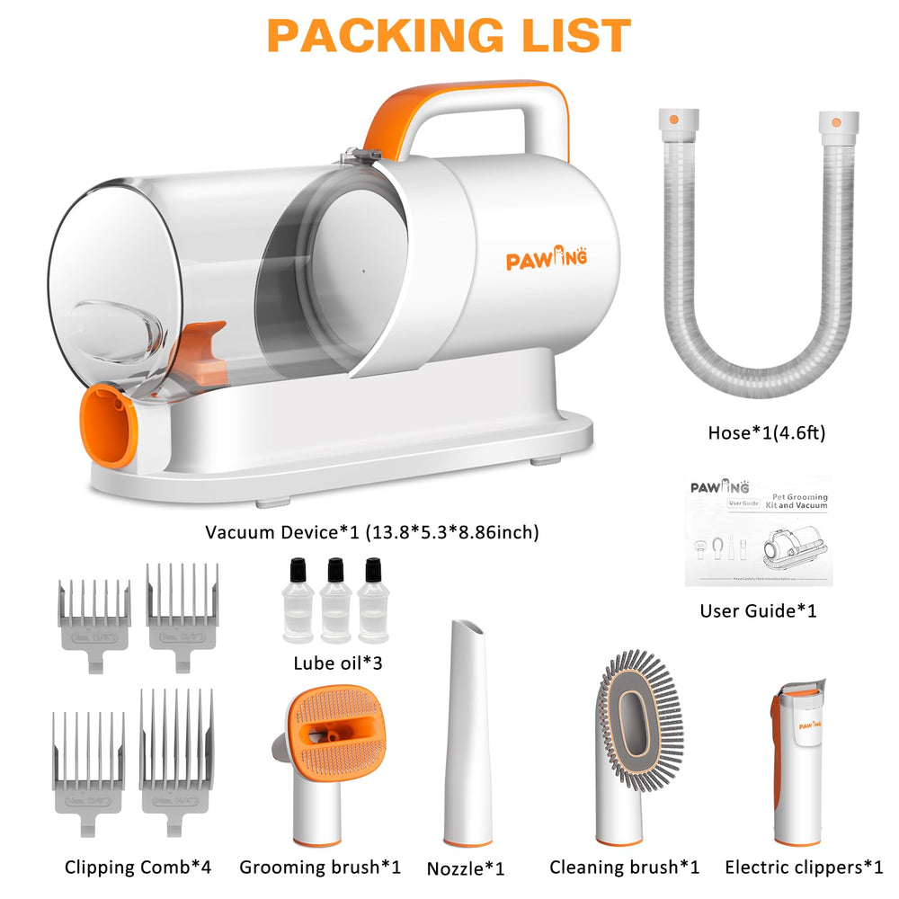 PAWING Kit boquilla limpieza para suelos y muebles con pelos sueltos