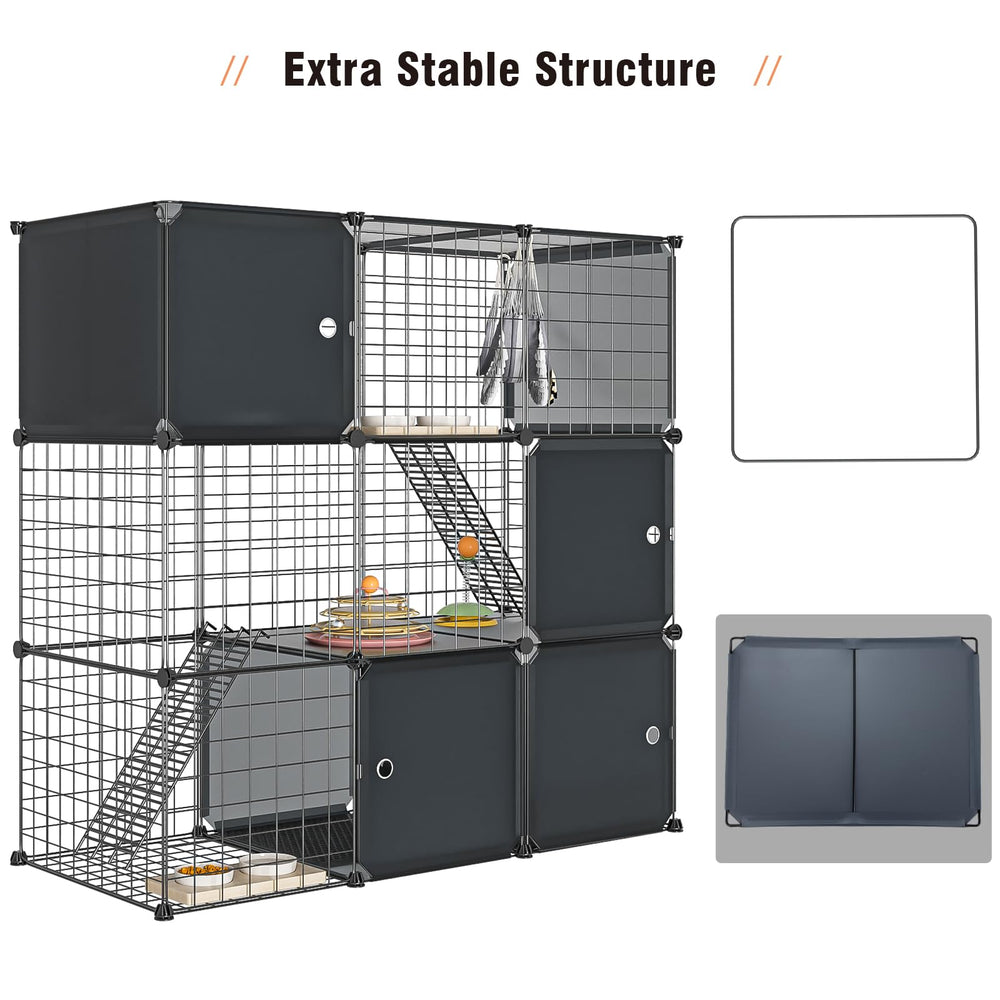 PAWING paneles-desmontables-diseno-bricolaje permite configurar diferentes disposiciones con facilidad.