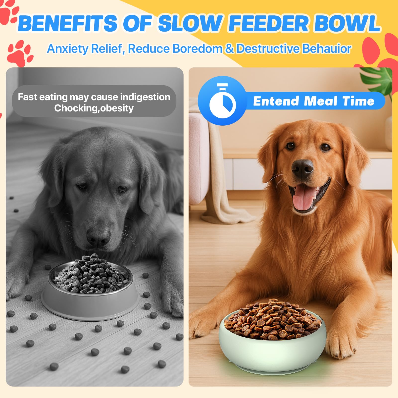 Pawwinner juego de rompecabezas para distracción durante las comidas