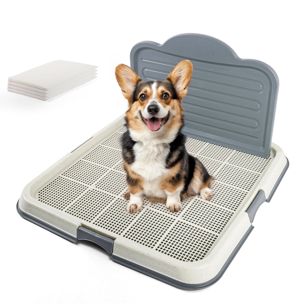 PAWISE bandeja pipí para perros con muro alto, ideal para entrenamiento interior.
