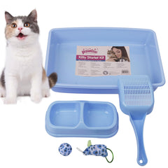 PAWISE caja de arena para gatito con entrada baja, facilita el entrenamiento.