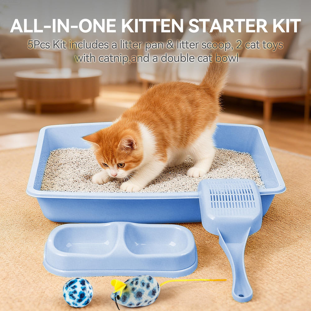 PAWISE tazon doble gato: come y bebe sin ocupar espacio extra.