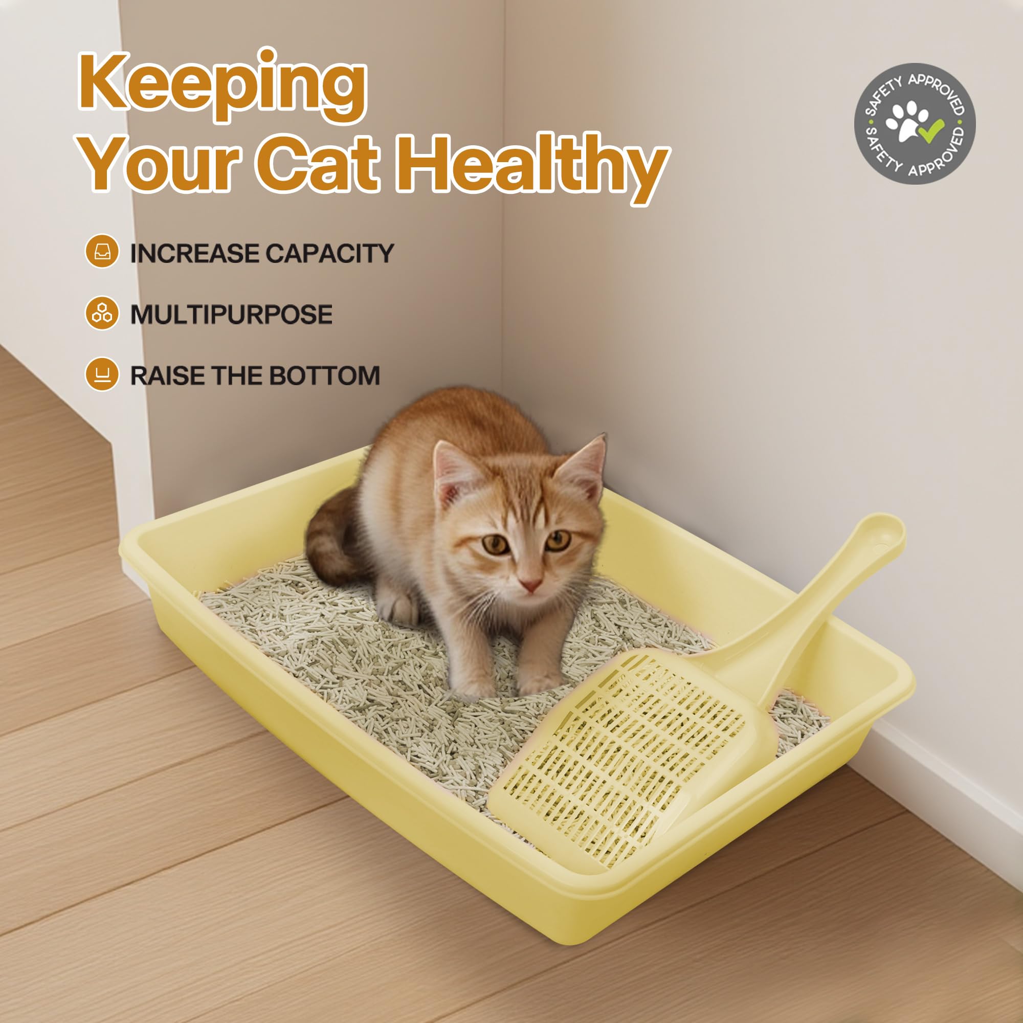 PAWISE tazones dobles gatito, comida y agua en un solo conjunto.