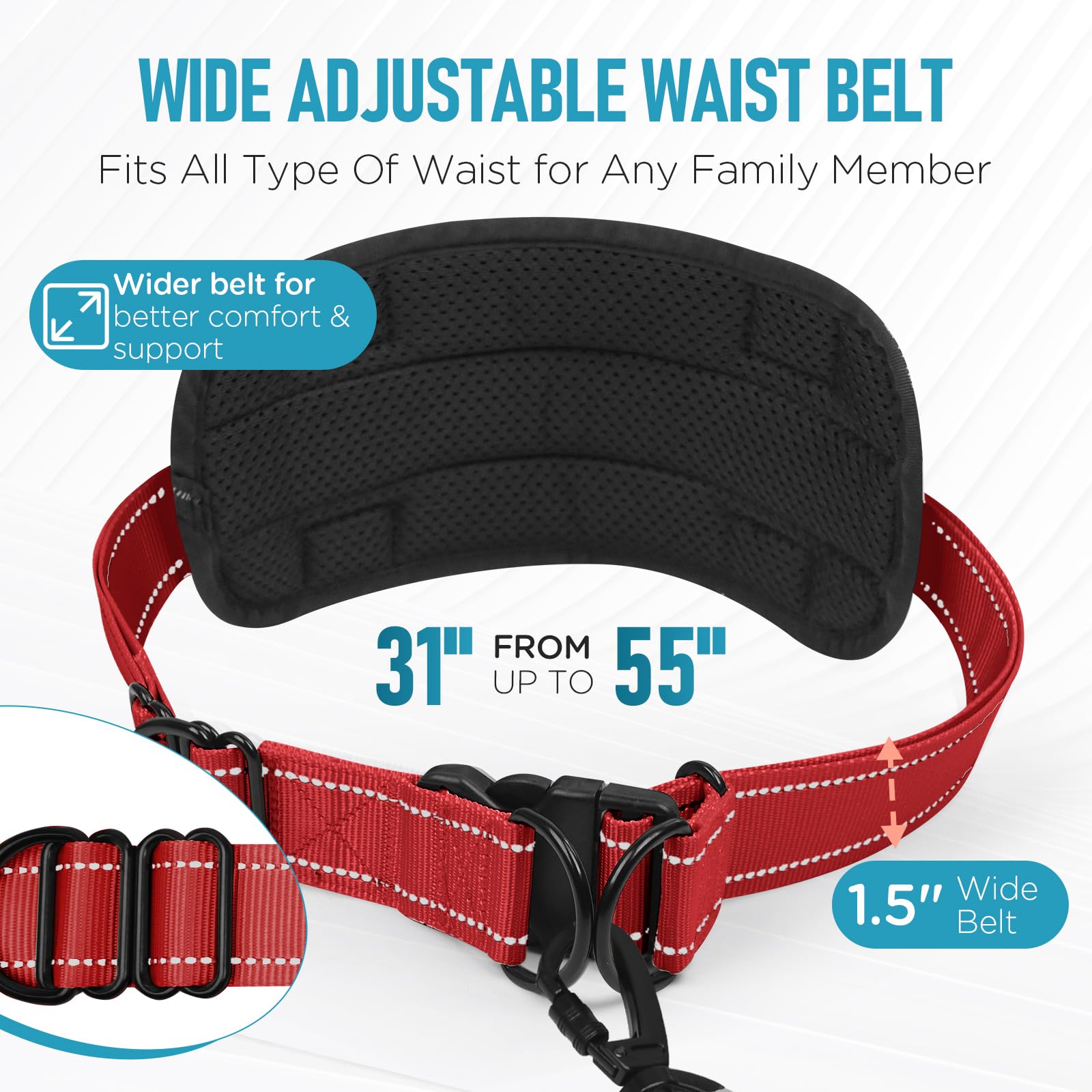 PawistaPal Correa Bungee Absorcion: amortigua tirones para paseos fluidos.