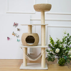 PawlaBay poste rasca-gato firme para afilar uñas manteniendo tus muebles seguros