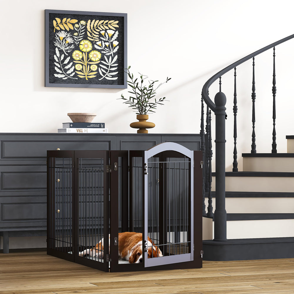 PAWLAND valla para perros durable y elegante para el hogar