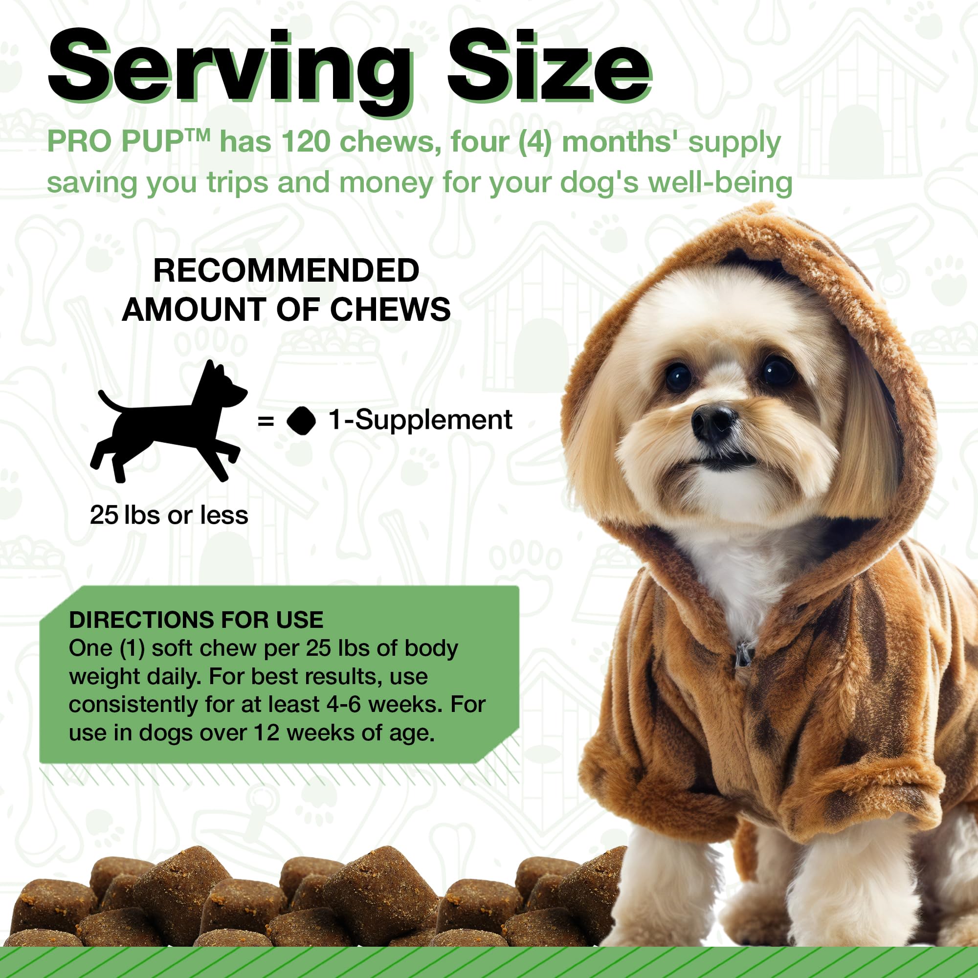 Pawlife probióticos para perros: etiqueta sin granos para una digestión más tranquila.