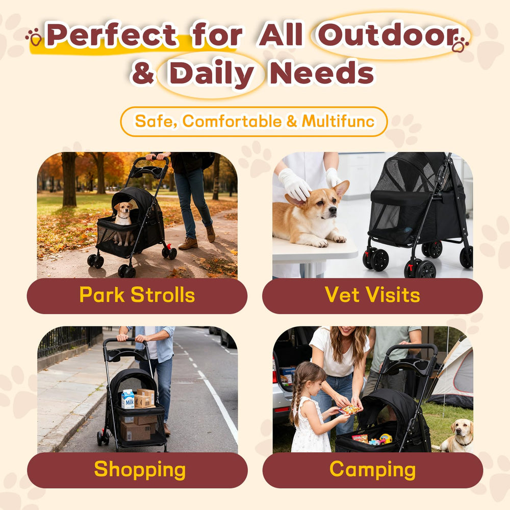 PawLuxe ventanillas de malla grandes para ver al perro con claridad