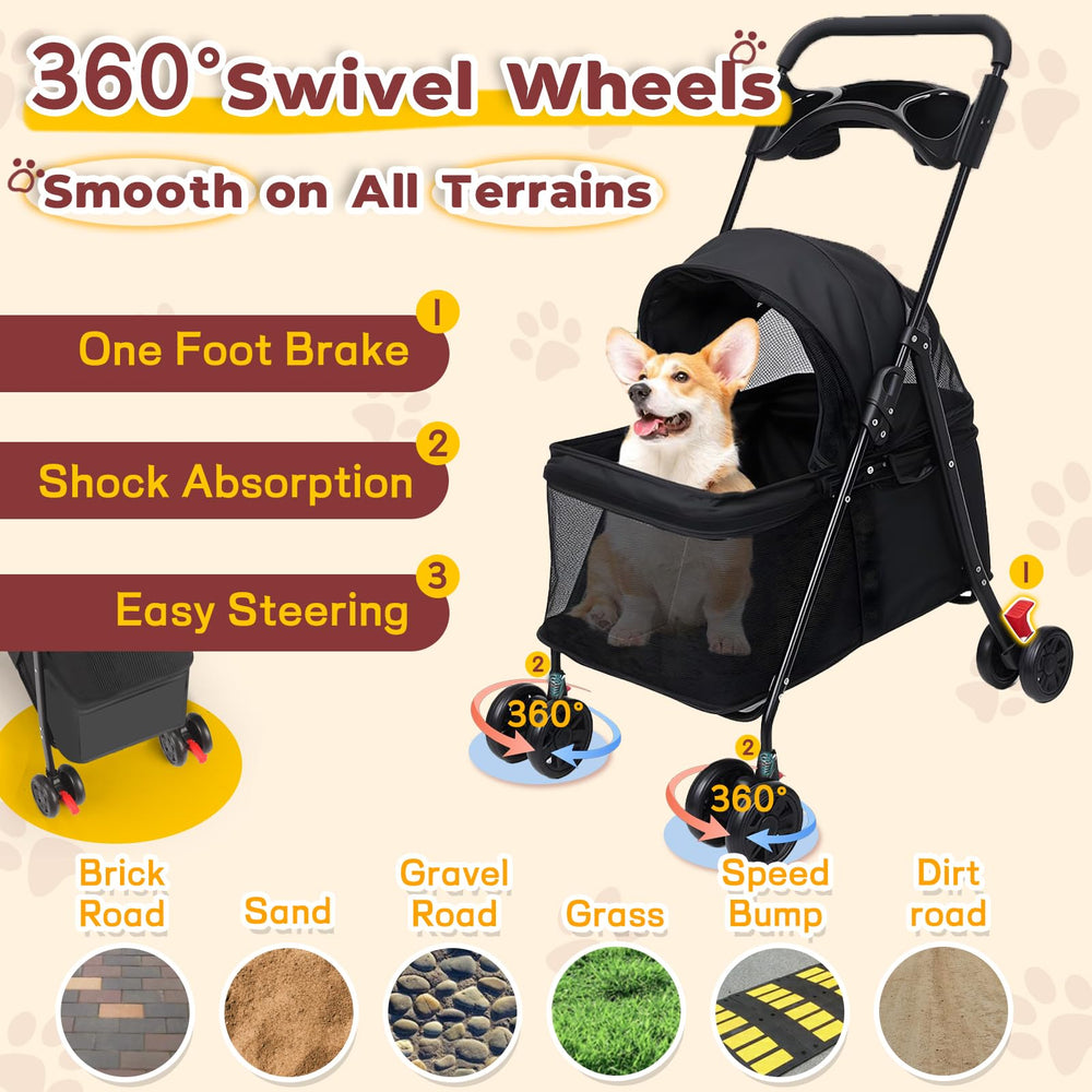 PawLuxe ventilación amplia con malla para flujo de aire constante