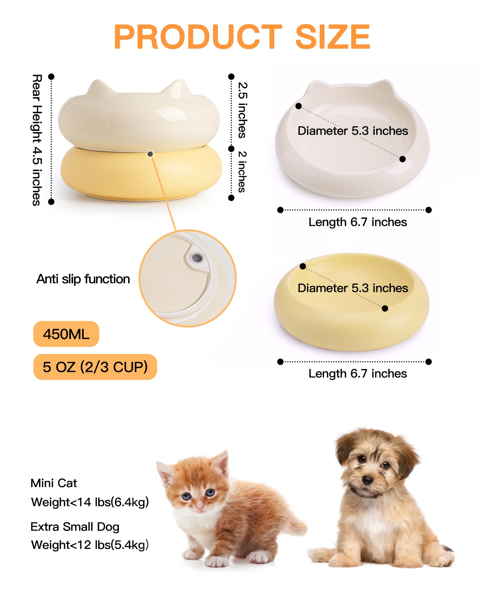 PawMeow diseño sin bigotes, reduce el estrés durante la comida.