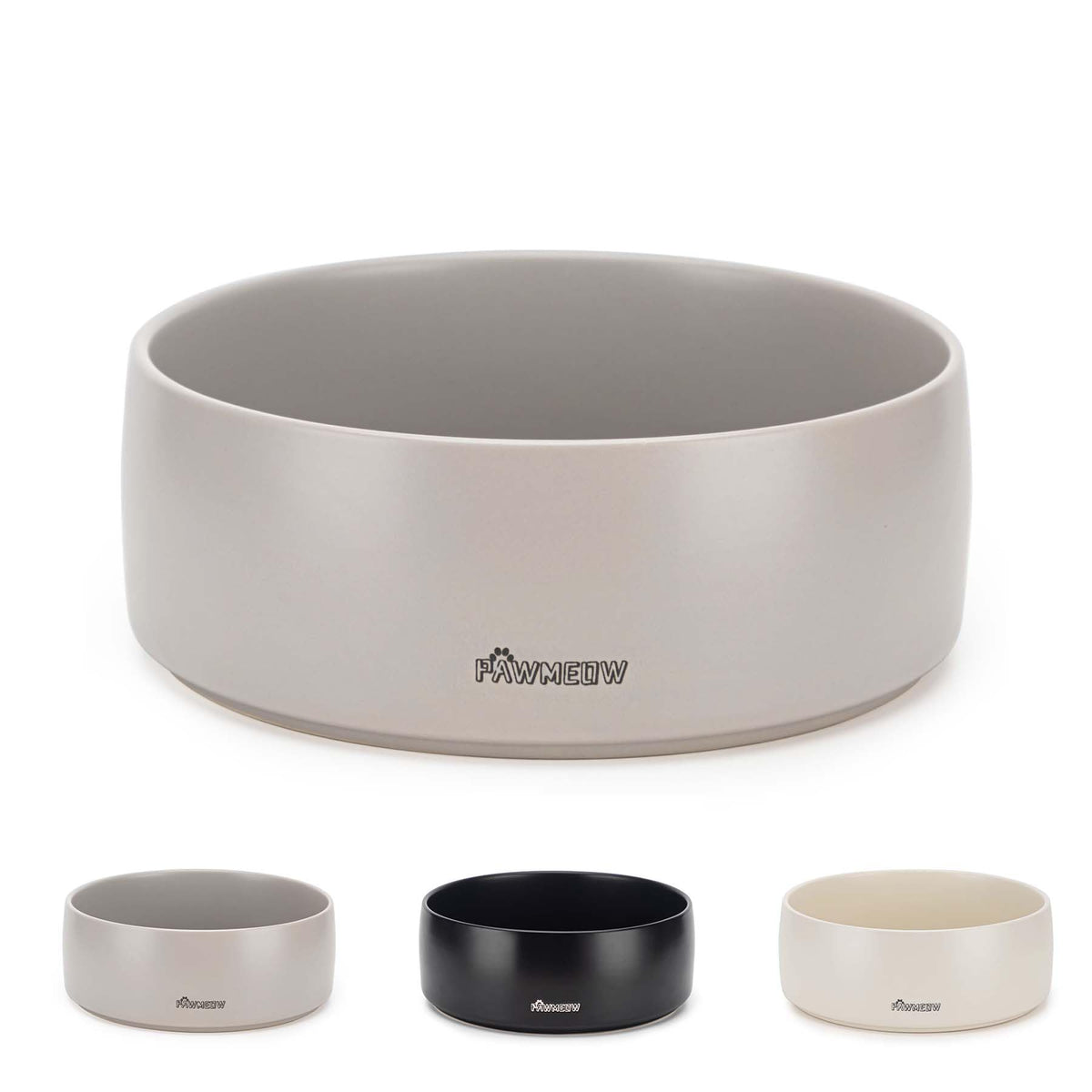 PawMeow plato cerámico para perro, 14 cm, ideal para comidas diarias