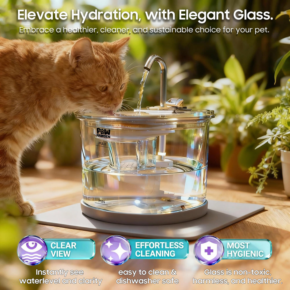 PAWPAWSEN indicador de nivel de agua visible para vigilar el consumo.