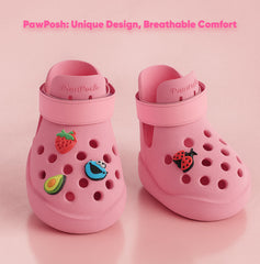 PawPosh zapatos para perro con ventilación para mayor comodidad.
