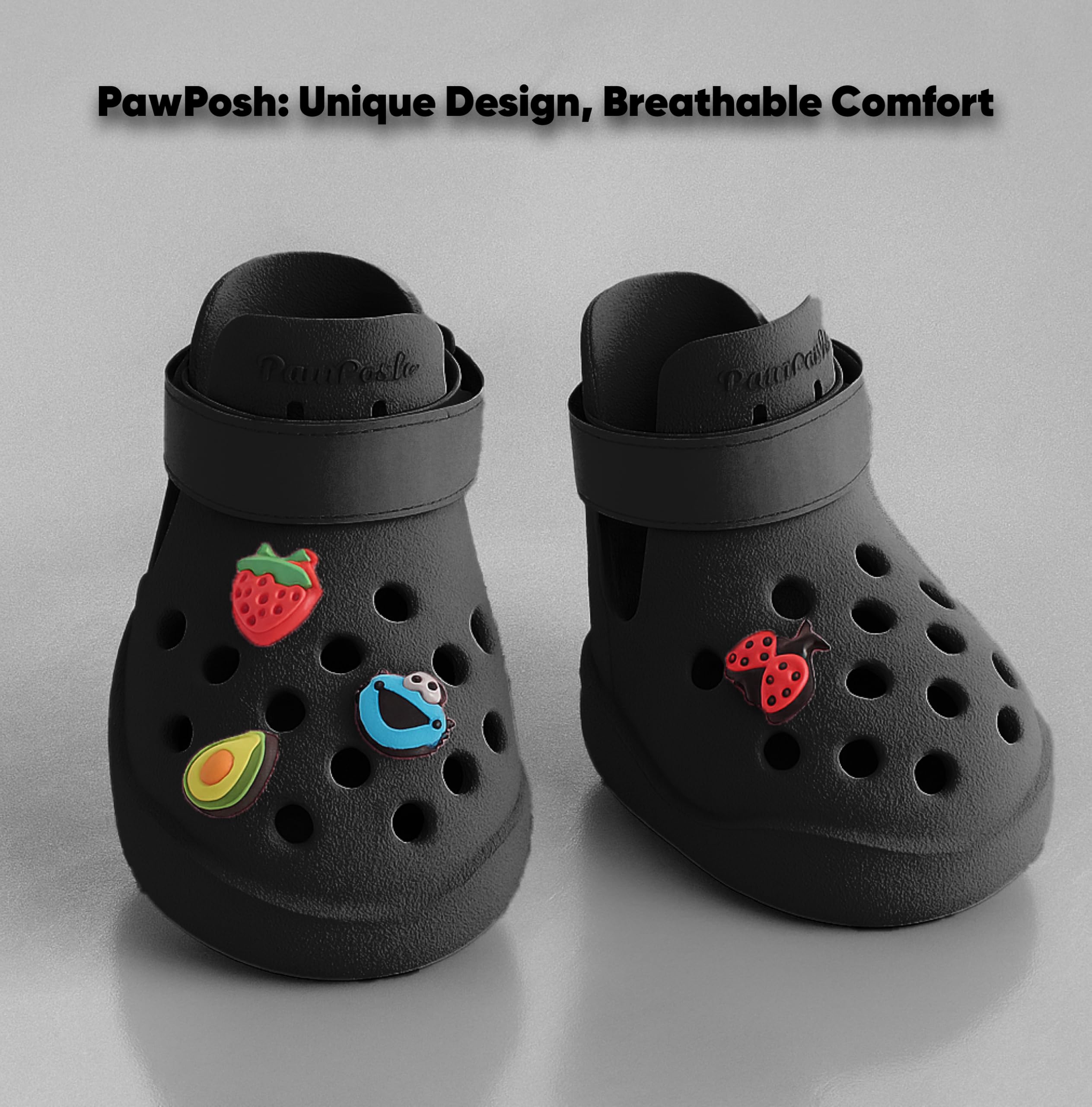 PawPosh zapatos para perros con perforaciones para ventilación en días cálidos
