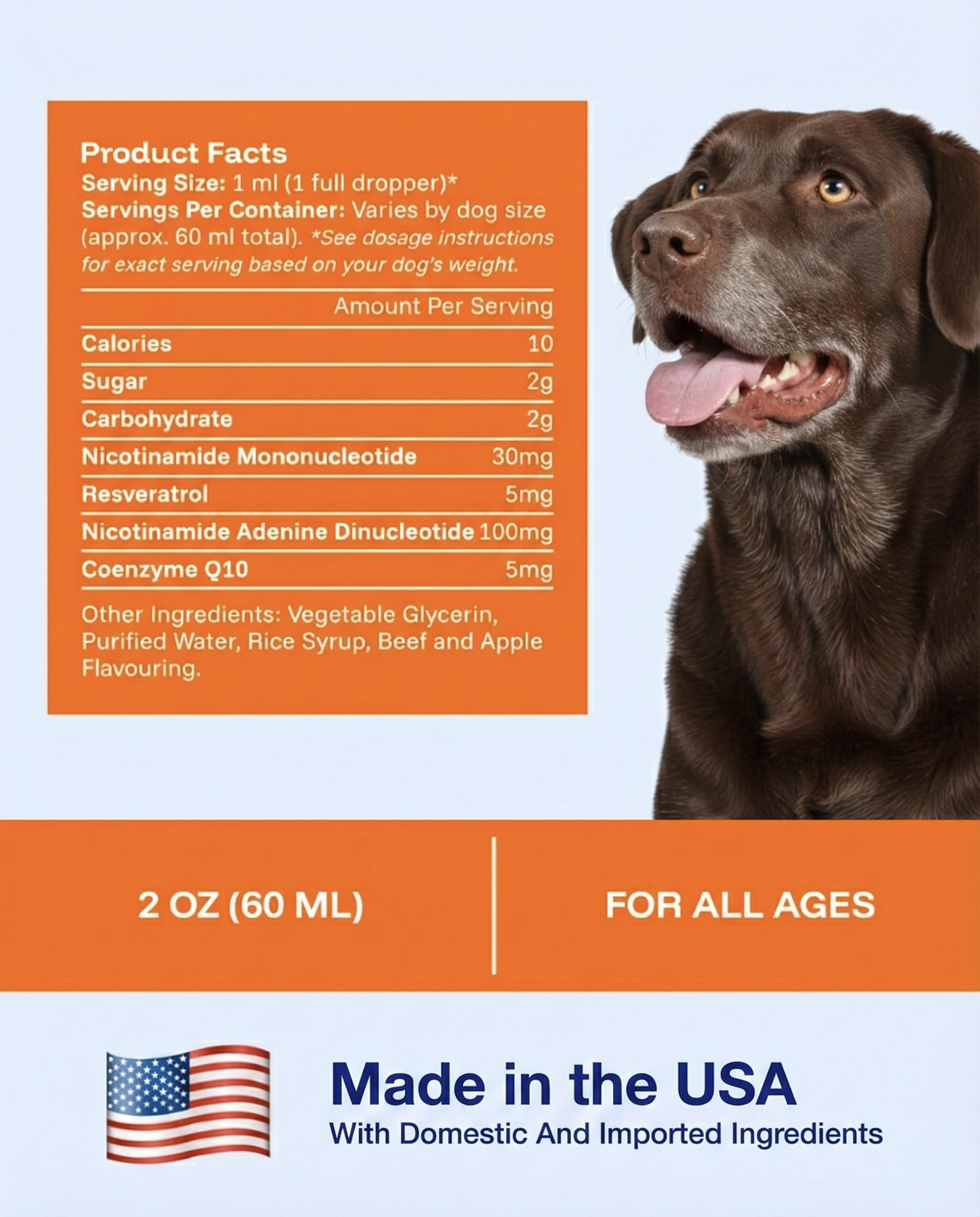 PAWPRINT Lab ingredientes-nad-nmn para soporte celular y energía