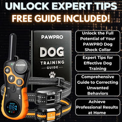 Guía de entrenamiento PAWPRO incluida para sesiones efectivas