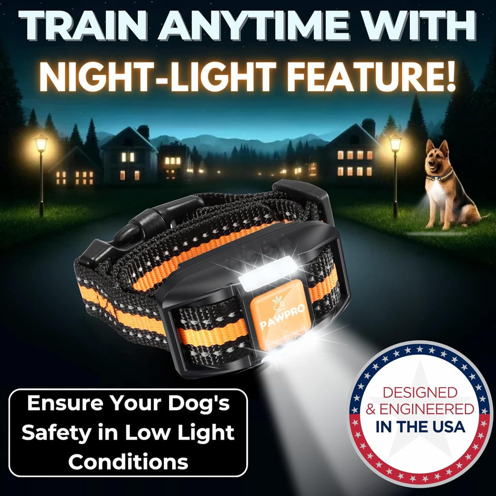 Collar PAWPRO IPX7 resistente al agua para aventuras al aire libre