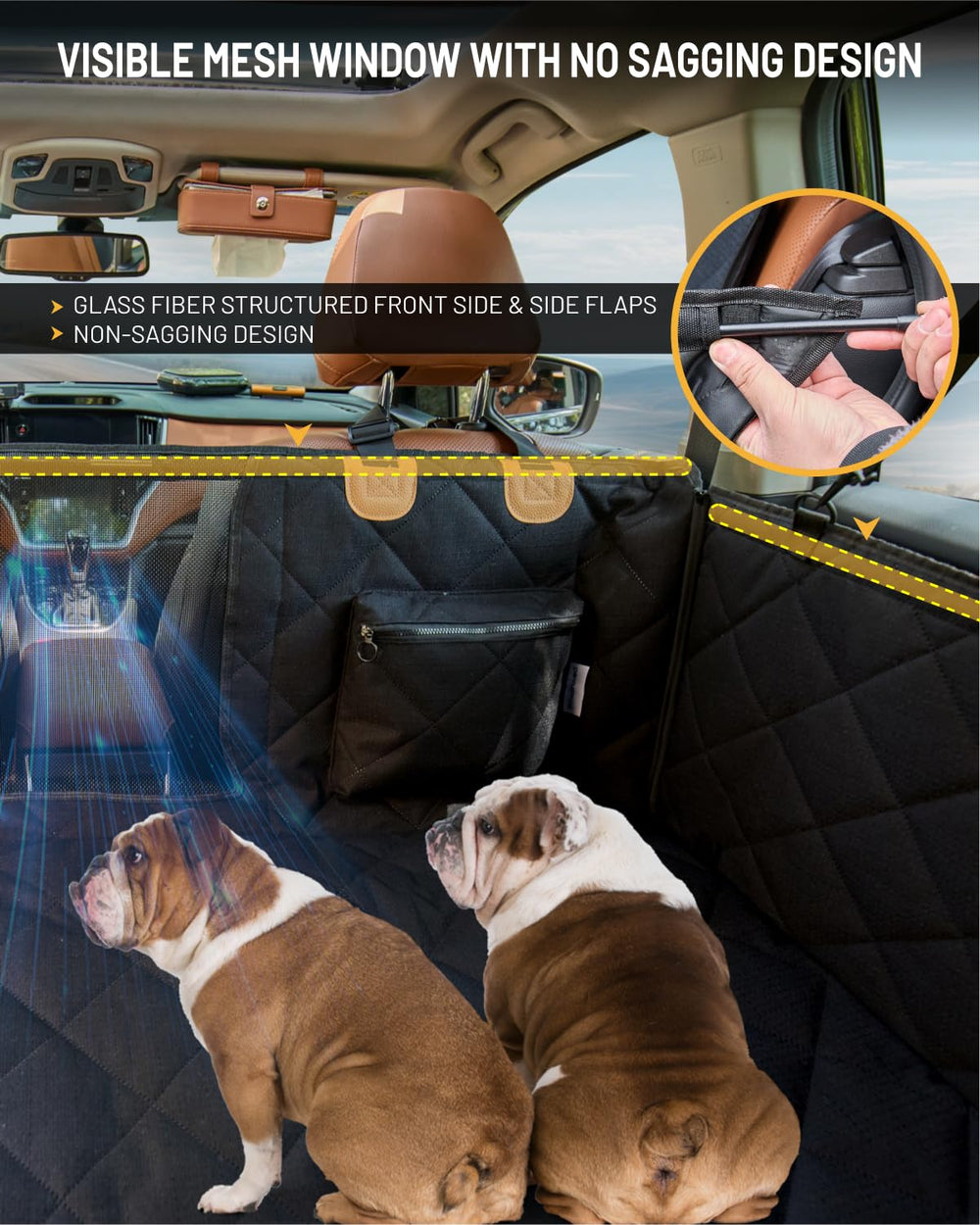 PAWPROVED sistema de enganche ISO-FIX mantiene el asiento firmemente sujeto.