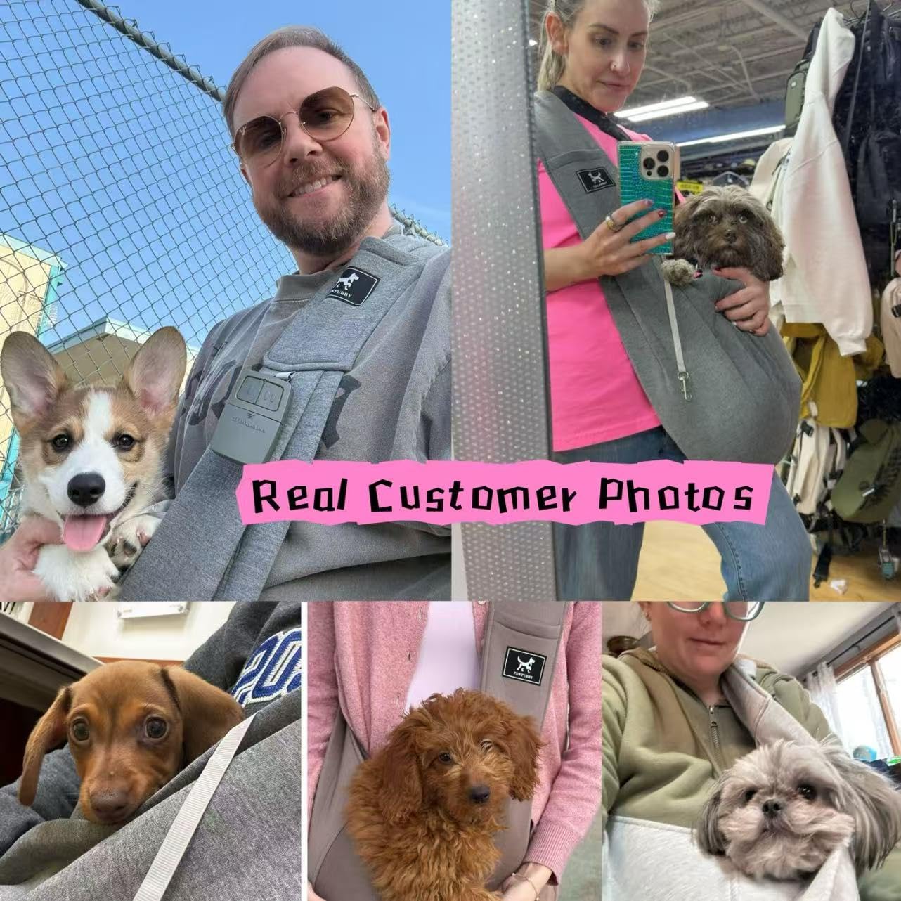 PAWPUBBY hebillas de seguridad dobles evitan escapes durante el paseo