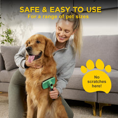Pawradise cepillo puntas retractiles-perro: seguridad y comodidad al cepillar
