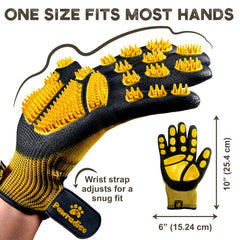 Guantes Pawradise enfatiza seguridad de la piel al usar en mascotas.
