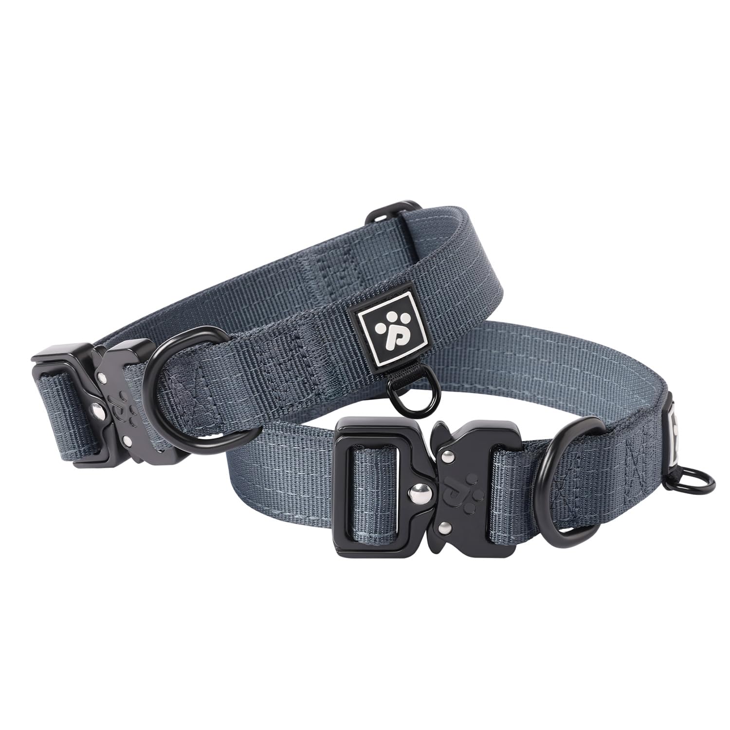 PAWS PASSION collar XL Nightfall con cierre de metal, seguro y rápido.