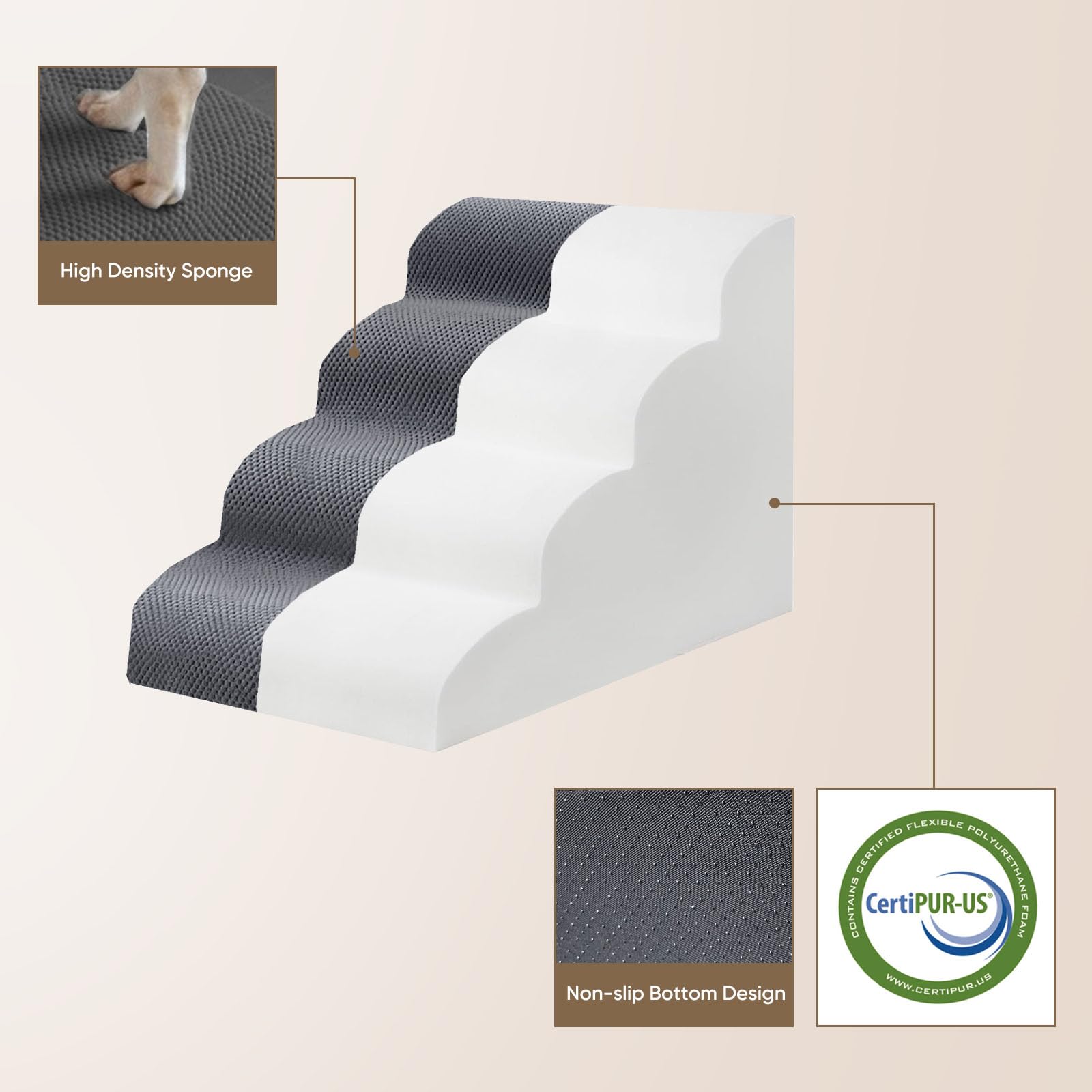 PAWSCART diseño moderno, gris, combina estilo y función en cualquier habitación