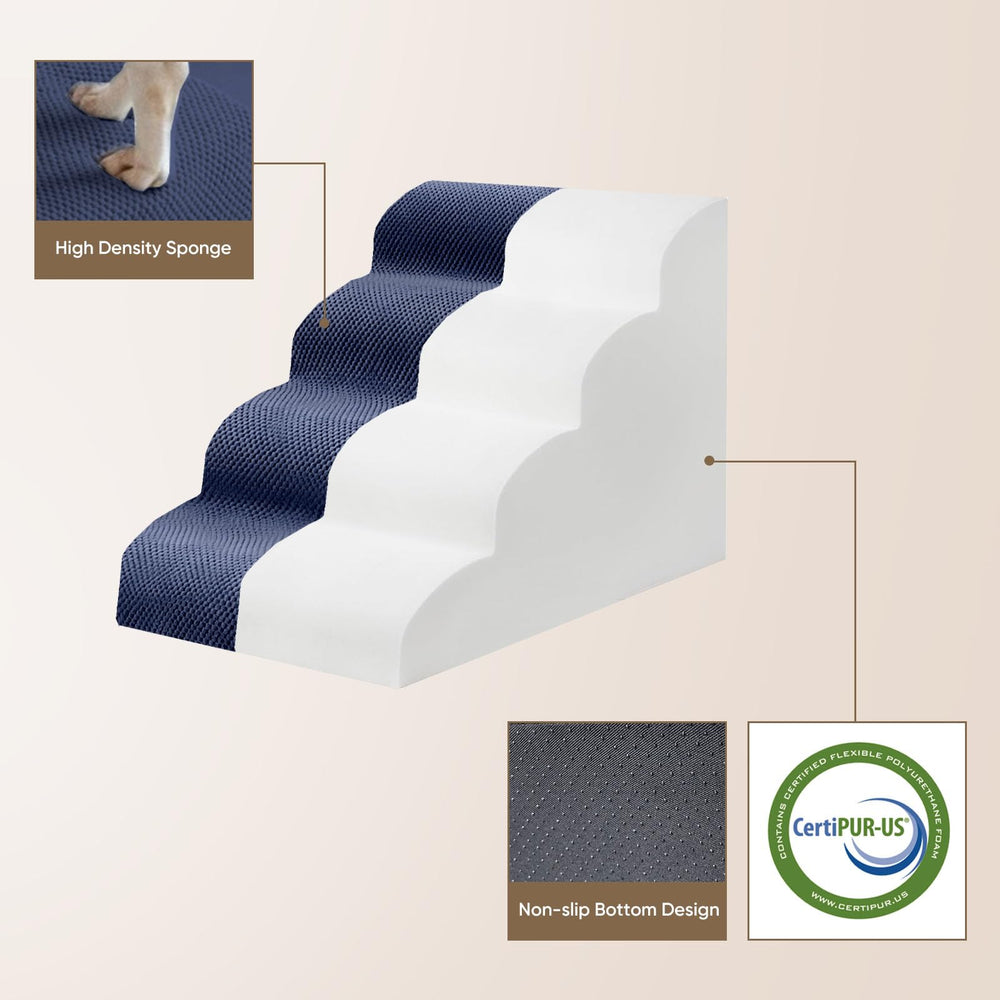 PAWSCART Escaleras para perros, acceso a cama o sofá.