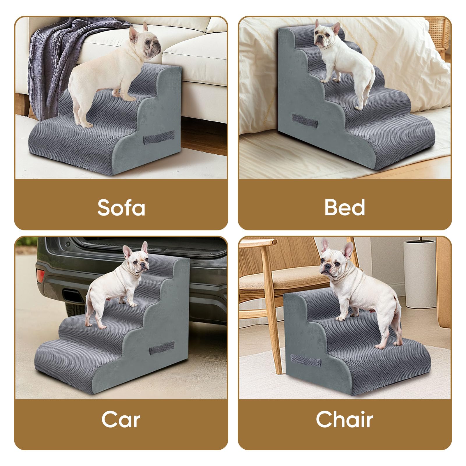 PAWSCART funda lavable, gris, limpieza fácil para uso diario