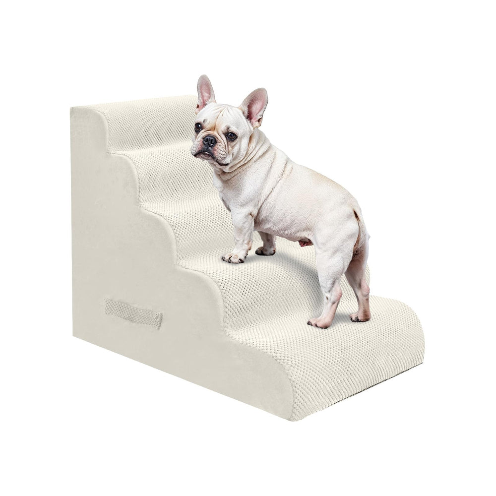 PAWSCART 5 pasos beige se integra con la decoración de casa