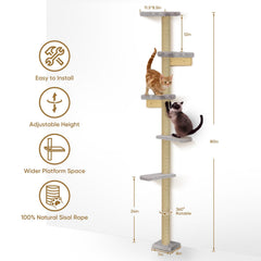 PAWSCRAT Cuerda de sisal para rascar de forma segura.