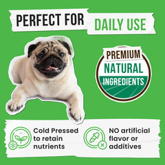 Pawsential No Poo Chews, sabor hígado de res, muy sabrosos para perros exigentes.
