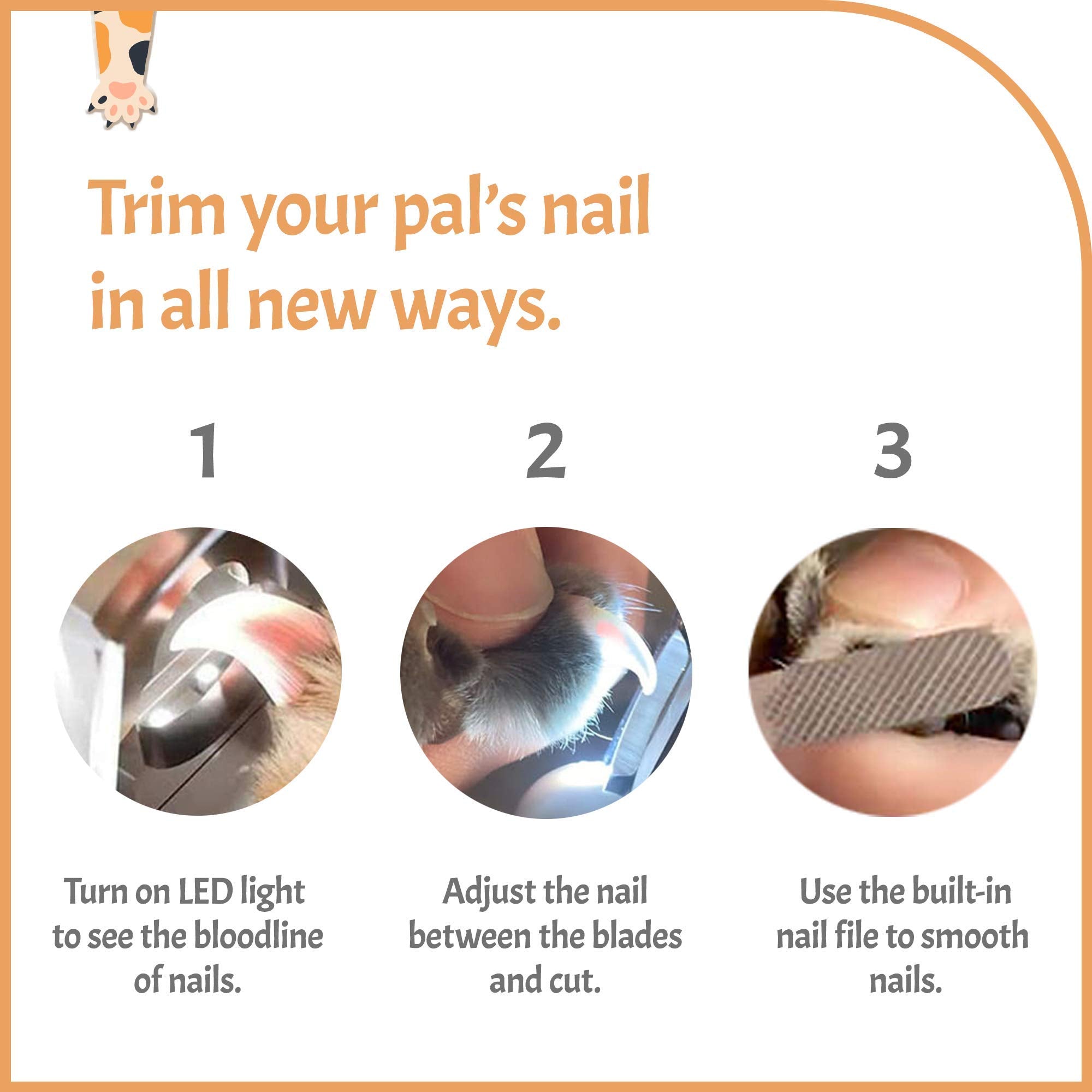Pawsibility cuchilla de corte afilada ofrece rendimiento versátil para todas las tallas.