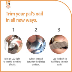 Pawsibility cuchilla de corte afilada ofrece rendimiento versátil para todas las tallas.