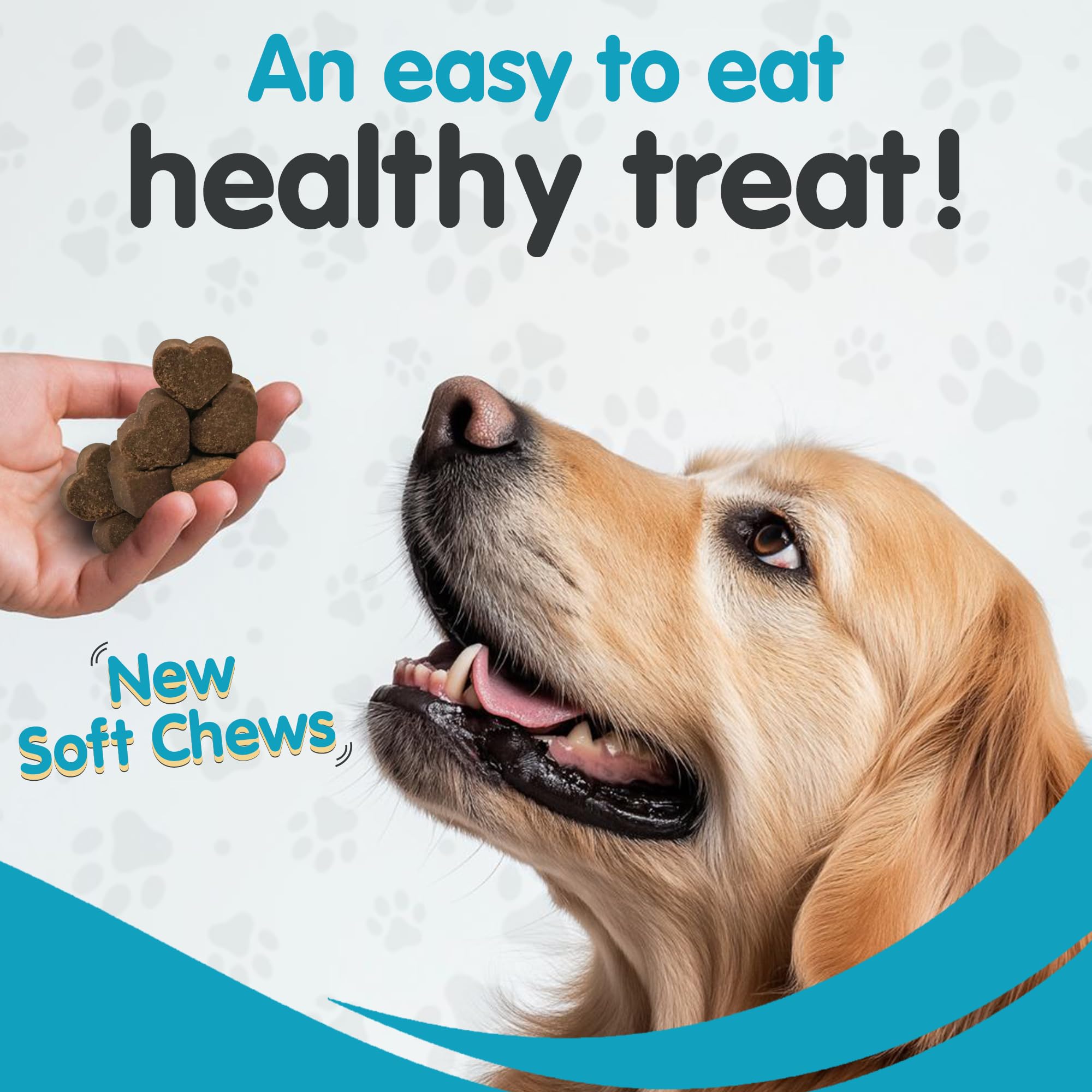 Pawsitive Wanderfound Omega-3 para perros: sin olor a pescado, sabor agradable.