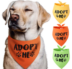 Pawskido bandana de tres colores brillantes para perros, ideal para salidas.
