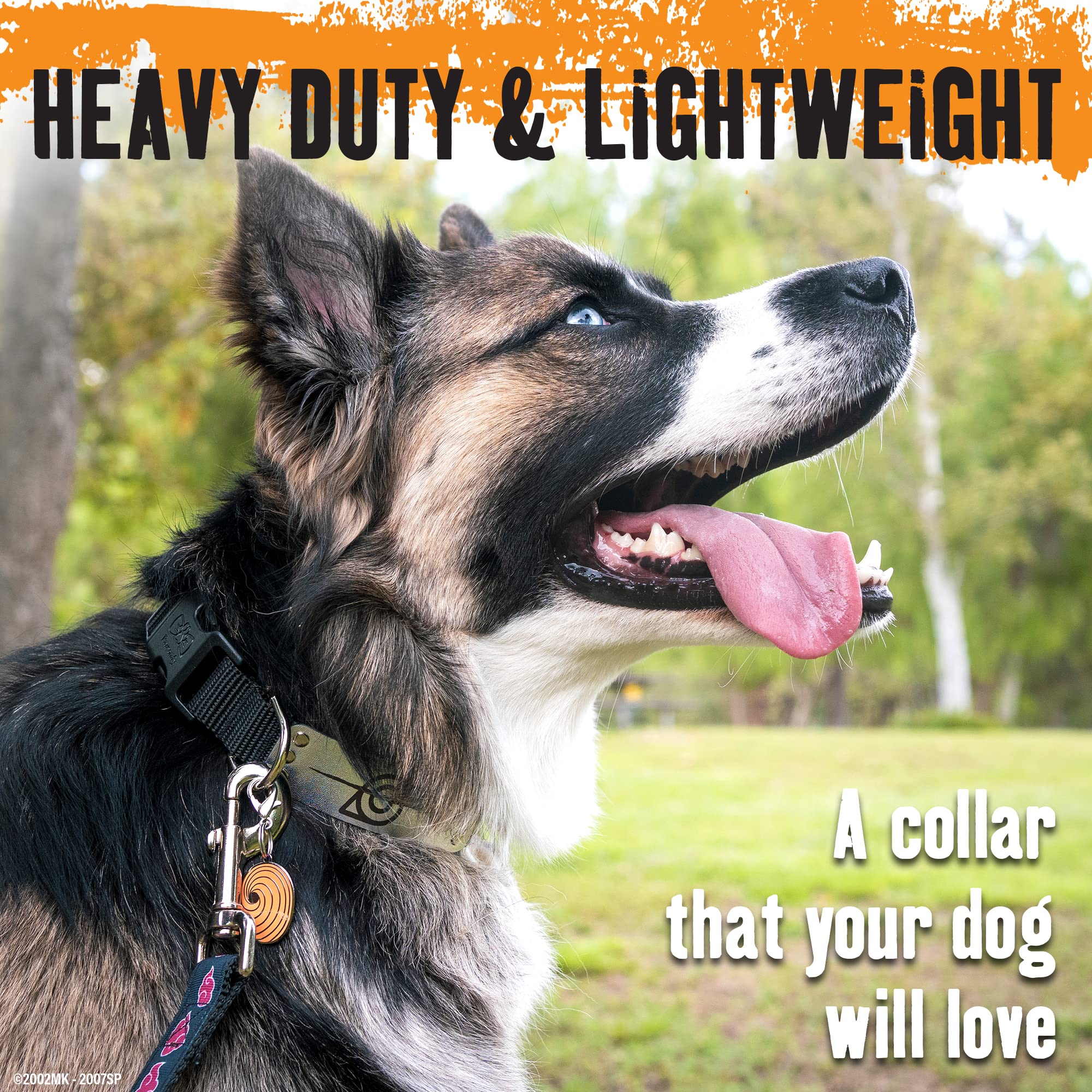 Pawsonify Naruto Collar en rojo, negro o azul para combinar con estilo.