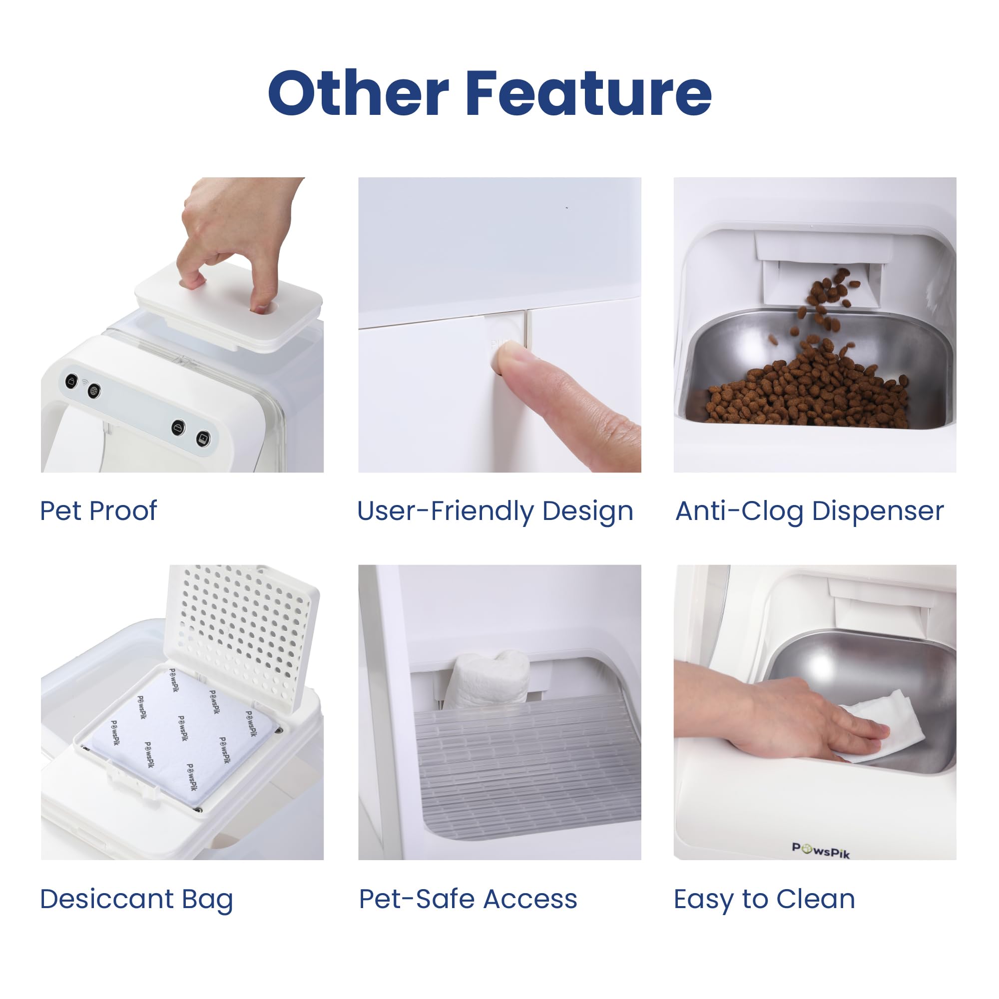 PAWSPIK indicadores de actividad para seguimiento sencillo.