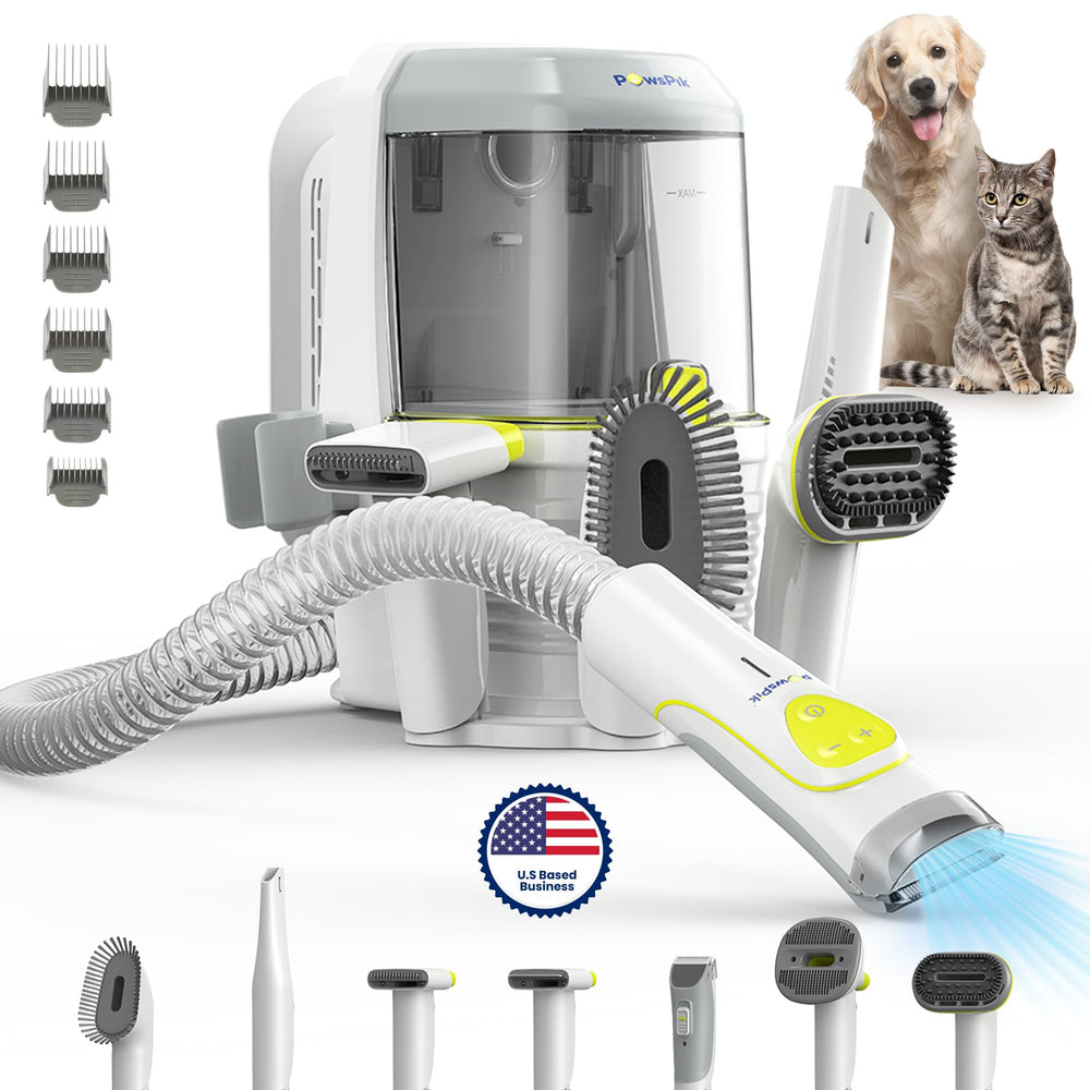 PAWSPIK GroomingPro Rx, vista frontal del kit profesional para grooming de perros y gatos.