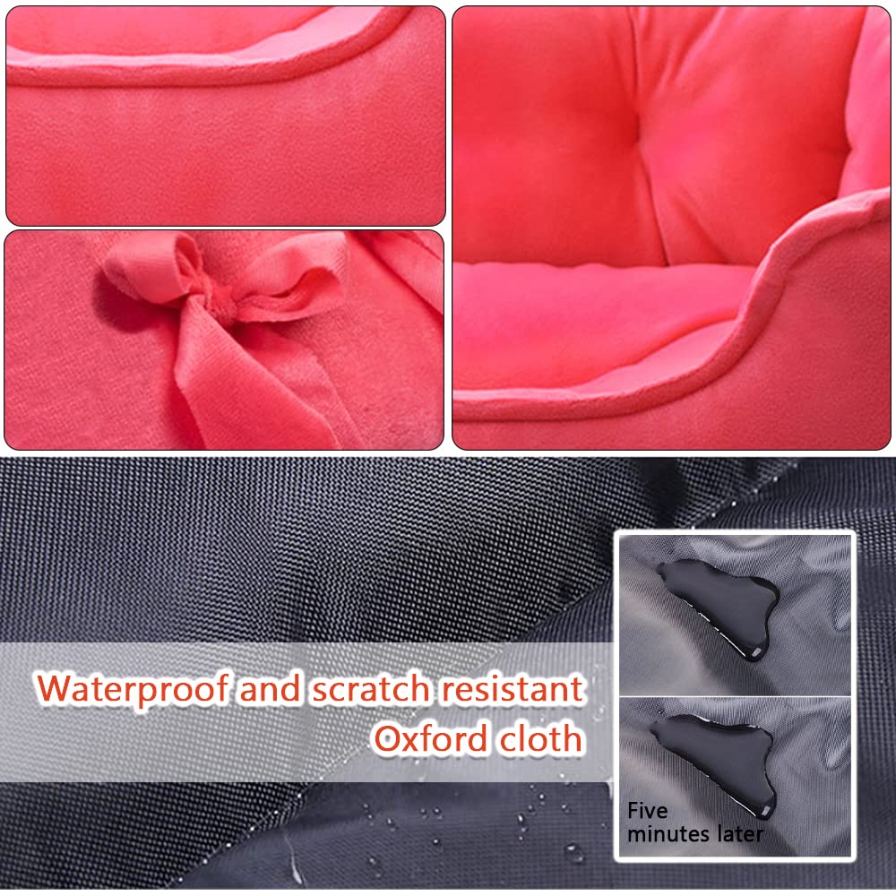 pawstrip Cama Princesa, diseño lazo, toque decorativo para mascota