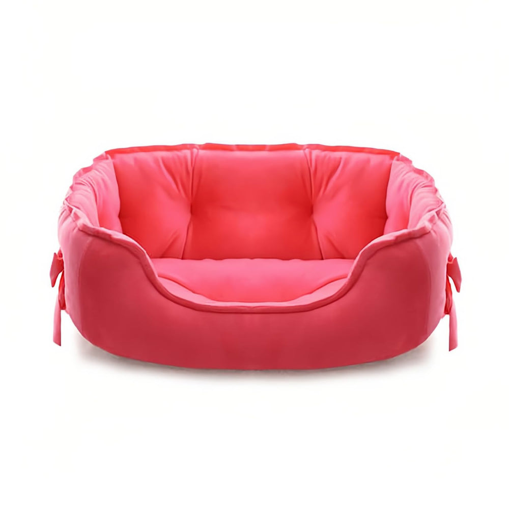 pawstrip Cama Princesa para Perro Pequeño en Rosa, descanso cómodo