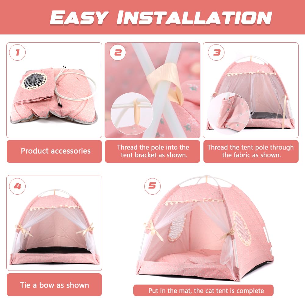 Pawstrip colchón lavable rosa, fácil de limpiar para un espacio higiénico.
