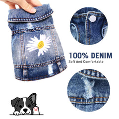 Pawstrip detalle cuello solapa en chaqueta canina