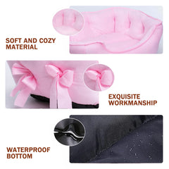 pawstrip Interior acolchado de peluche: descanso suave para mascotas pequeñas.